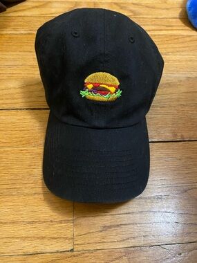 47 Brand Black Hat with Small Embroidered Taco Accent